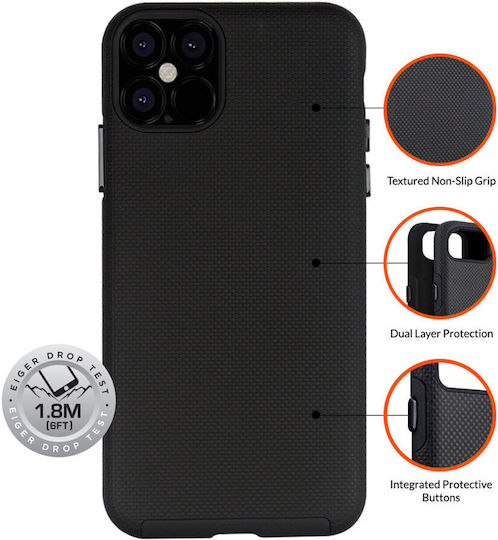 Eiger North Back Cover Πλαστικό / Σιλικόνης Μαύρο (iPhone 12 Pro Max)
