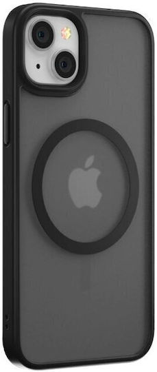 Devia Series Umschlag Rückseite Schwarz (iPhone 14 Plus)