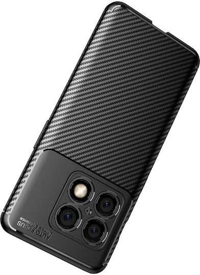 Ancus AutoFocus Carbon Fiber Back Cover Silicon Negru (OnePlus 10 Pro)