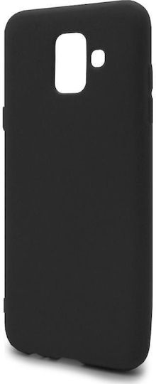 iNOS Back Cover Σιλικόνης Μαύρο (Galaxy J6)