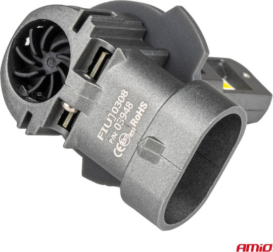 AMiO Lamps Car HB3 Canbus LED 6000K Cold White 12V 50W 2pcs