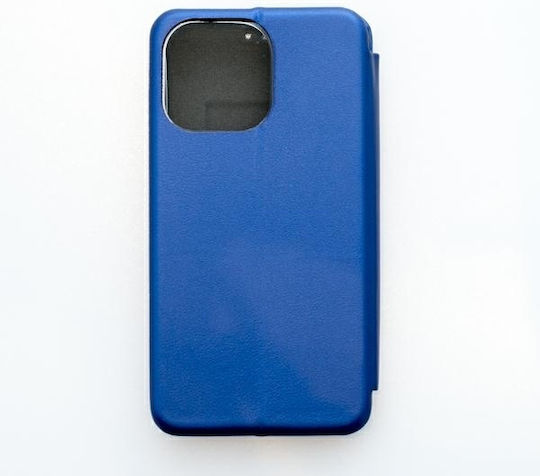 Rückseitencover Leder Magnetisch Marineblau (Samsung A20e Beline)