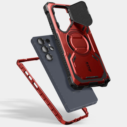 I-blason Integral Калъф Samsung S25 Ultra Удароустойчив Съвместим с Magsafe Червен