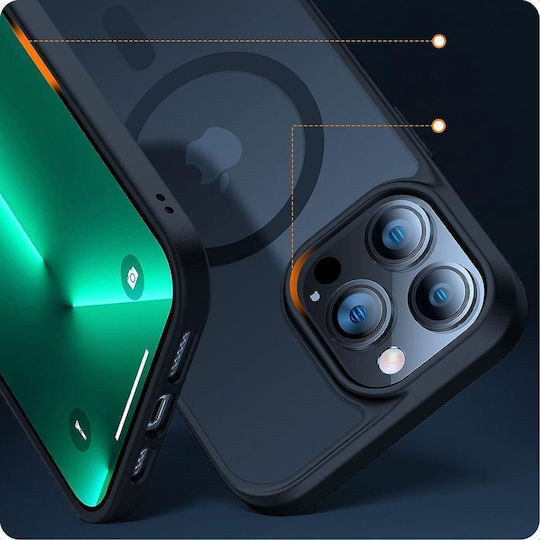Tech-Protect Magmat Back Cover Μεταλλικό Navy Μπλε (iPhone 15 Pro Max)