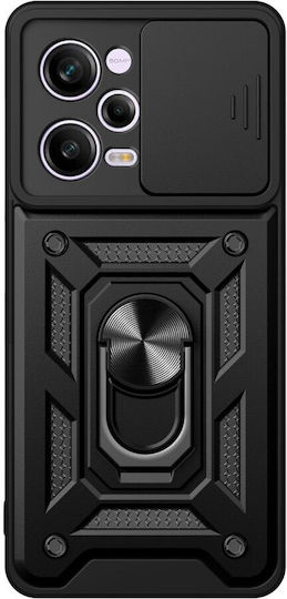 Tech-Protect Camshield Pro Umschlag Rückseite Silikon Schwarz (Redmi Note 12 Pro / Poco X5 Pro)
