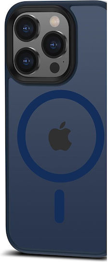Tech-Protect Magmat Umschlag Rückseite Metallisch Marineblau (iPhone 15 Pro)