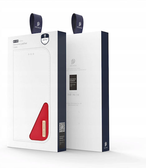 Dux Ducis Hivo Wallet Δερμάτινο Κόκκινο (Galaxy S24)