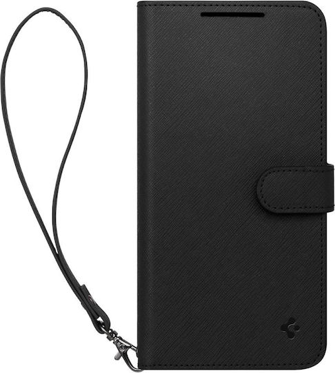 Spigen Wallet S Plus Piele artificială Negru (Galaxy S23)