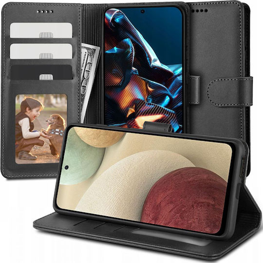 Tech-Protect Wallet Δερματίνης Μαύρο (Redmi Note 12 Pro / Poco X5 Pro)