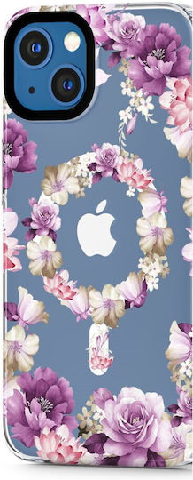 Tech-Protect Magmood Magsafe Back Cover Πλαστικό Rose Floral (iPhone 13 mini)