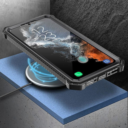 Supcase Iblsn Armorbox Back Cover Tempered Glass Μαύρο (Galaxy S23 FE)
