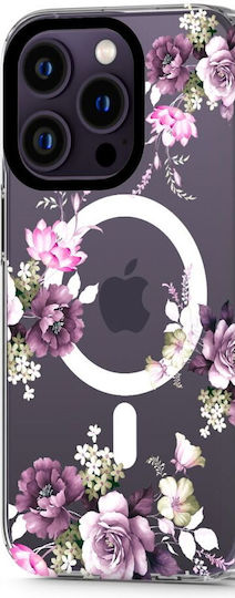 Tech-Protect Magmood Magsafe Umschlag Rückseite Kunststoff Spring Floral (iPhone 13 Pro)