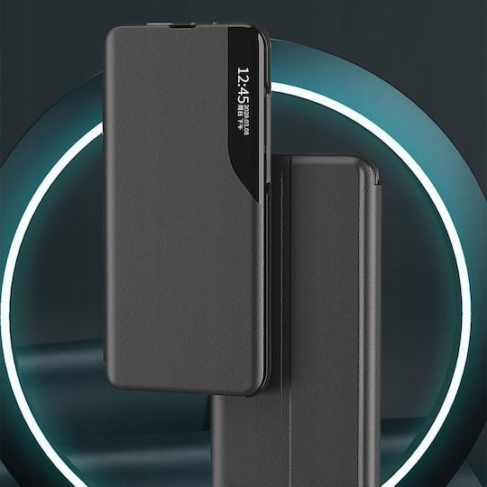 Hurtel Buchen Sie Synthetisches Leder / Kunststoff Schwarz (Poco M3 / Redmi 9T)