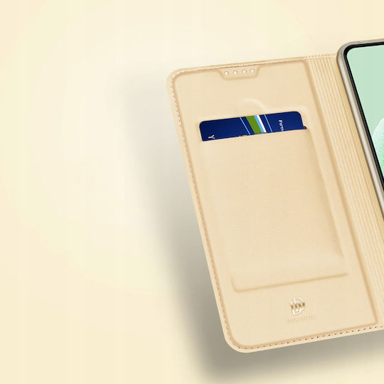 Dux Ducis Skin Pro Book Δερματίνης Χρυσό (Redmi Note 12 Pro / Poco X5 Pro)