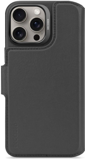 Decoded Detachable Wallet Δερμάτινο 1mm Μαύρο (iPhone 16 Pro Max)
