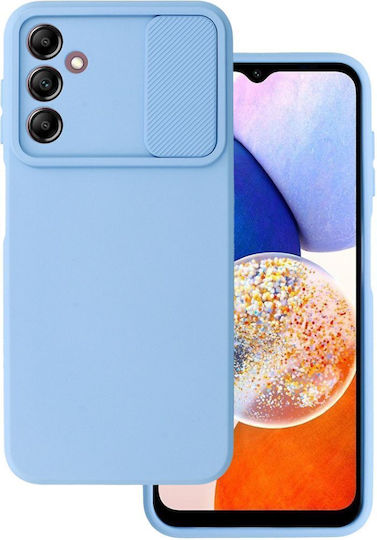 Powertech Back Cover Silicon Albastru (Galaxy A14)