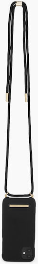 iDeal Of Sweden Back Cover Plastic with Strap Jet Black (iPhone 12 / 12 Pro)