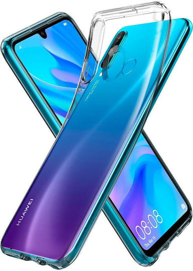 Back Cover Σιλικόνης 1mm Διάφανο (Huawei P30 Lite)