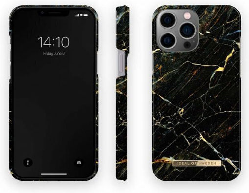 iDeal Of Sweden Printed Back Cover Plastic Port Laurent Marble (iPhone 13 Pro Max)