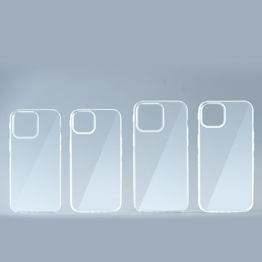 XO K01 Umschlag Rückseite Silikon Transparent (iPhone 14 Pro)