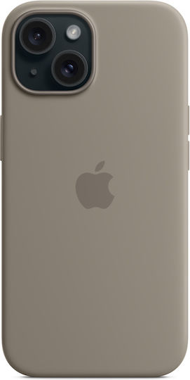 Apple Back Cover Silicone Clay (iPhone 15)