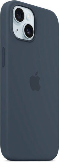 Apple Back Cover Silicone Blue (iPhone 15 Plus)