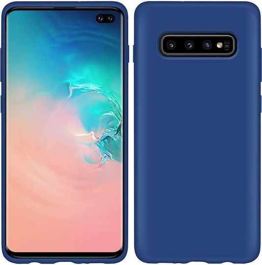 Forcell Задна корица Силикон Син (Galaxy S10+)