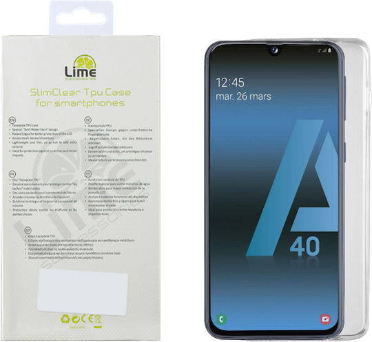 Volte-Tel Back Cover Σιλικόνης Διάφανο (Galaxy A40)