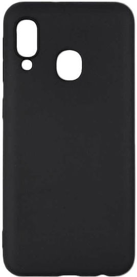 Sonique Liquid Back Cover Σιλικόνης Μαύρο (Galaxy A20e)