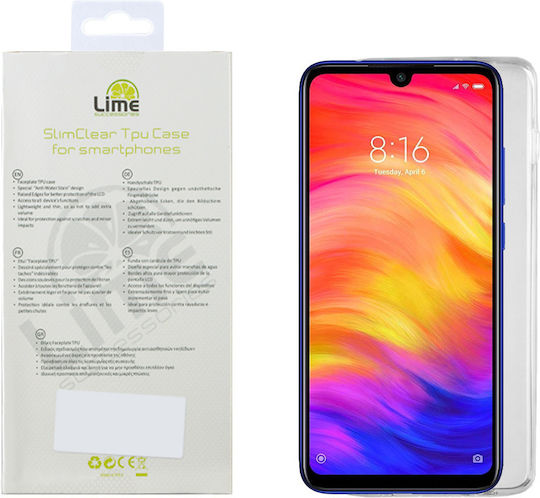 Back Cover Σιλικόνης Διάφανο (Redmi Note 7 / 7 Pro)