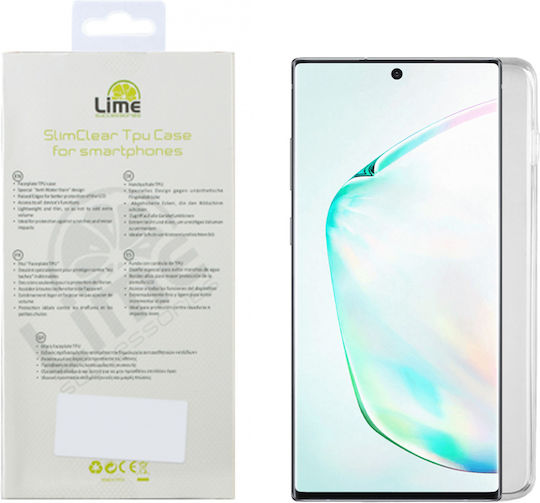 Lime Slimclear Back Cover Σιλικόνης Διάφανο (Galaxy Note 10+)