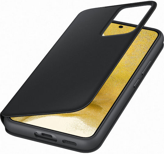 Samsung Smart Clear View Cover Book Πλαστικό Μαύρο (Galaxy S22+ 5G)