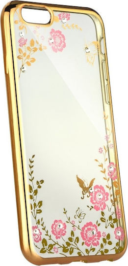 Forcell Diamond Back Cover Silicon Auriu (Huawei P30)