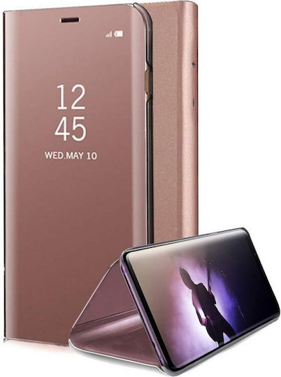 Hurtel Clear View Book Πλαστικό Ροζ (Redmi 8A)