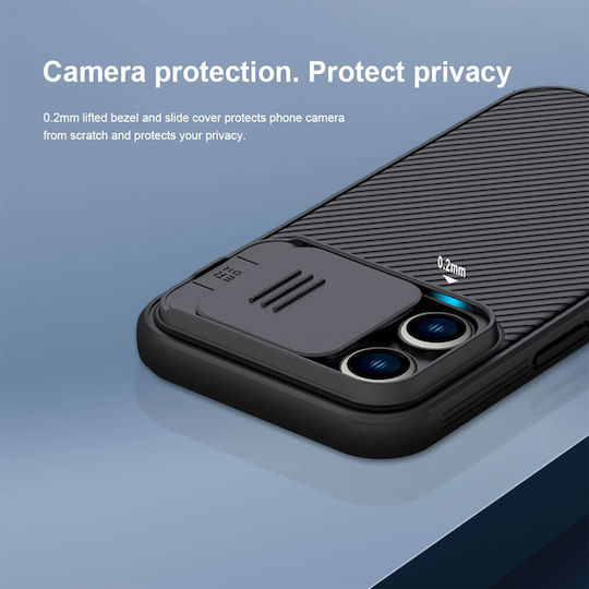 Nillkin CamShield Pro Back Cover Plastic / Silicon Magnetic Deep Purple (iPhone 14 Pro)