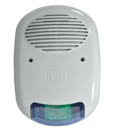 Inim IVY Alarm Siren Baterie Indoor 103dB 12V with Portocaliu Light 20.7x28.8cm