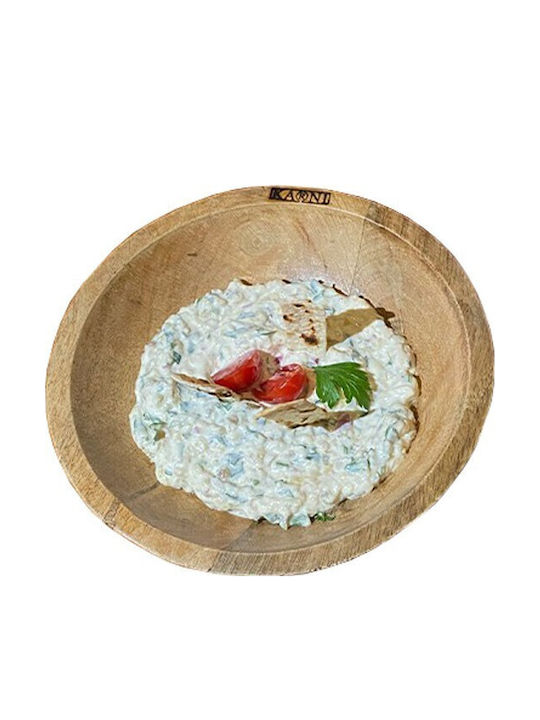 Nakaro Wood Wooden Salad Bowl Brown 20x20x8cm