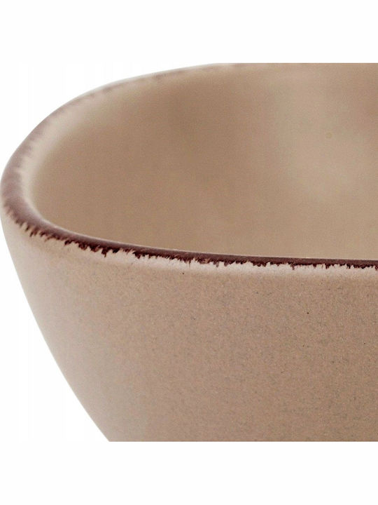 Nava Sugar Salatschüssel Keramik Braun 16.5x16.5cm 1Stück