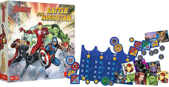 Board Game Battle for Manhattan for 2-3 Players 8+ Years Old Trefl