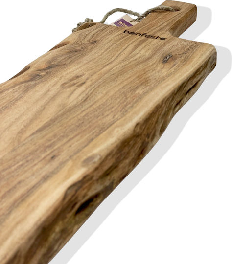 Bonfesto Rectangular Wooden Chopping Board Beige 65x20cm