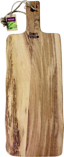 Bonfesto Schneidebrett Hölzernes Beige 55x20cm 1Stück