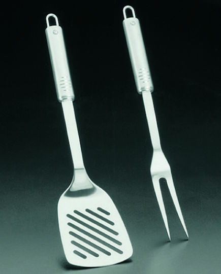 Metaltex Spatel zum Kochen Geschlitzt Rostfreier Stahl 32cm
