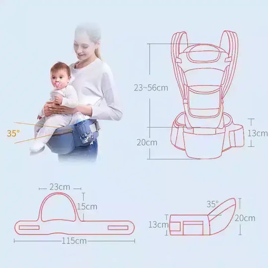 Nannie Rückentrage Rot mit Maximalgewicht 20kg