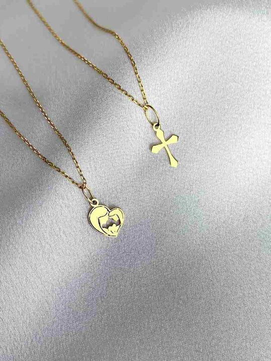 Sorelly Kids Pendant Heart from Gold 14K AU1P0049