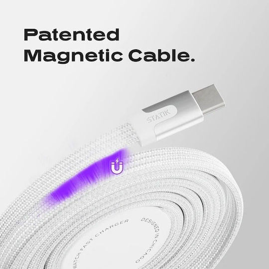 Statik MagStack Duo USB 2.0 Kabel USB-C männlich - USB-C 5W Weiß 1,5m