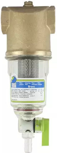 Acqua Brevetti Bravo Wasserfiltrationssystem mit Ersatzfilter Monö Zentrale Versorgung Rohrquerschnitt ½"
