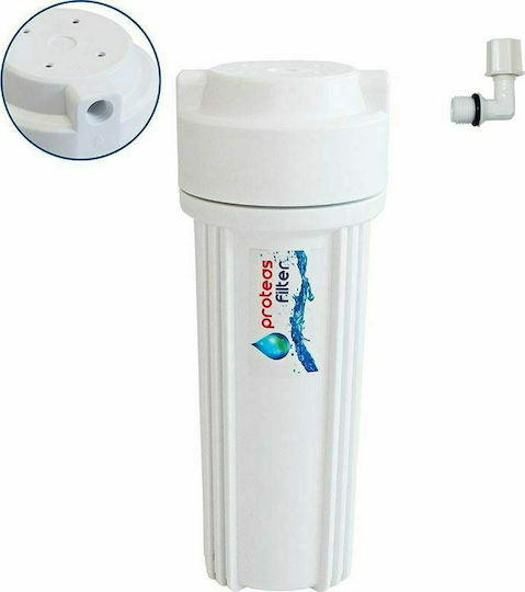 Proteas Filter Water Filtration System Single Under Sink Micron 1/4'' EW-013-0100