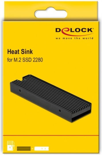 DeLock Ψύξη Μ.2 SSD Μαύρο