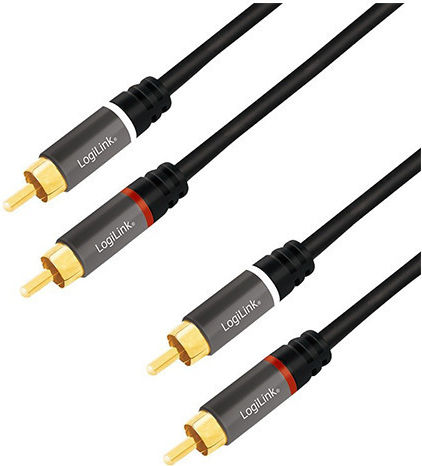 LogiLink 1.5m 2x RCA male Cable (CA1203)