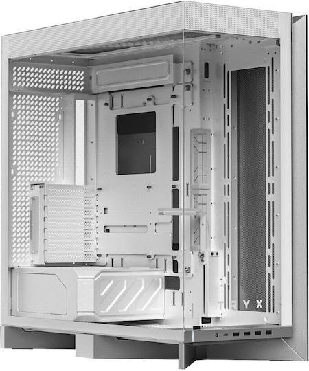 Tryx LUCA L70 Gaming Midi-Turm Computergehäuse mit Seitenfenster Weiß
